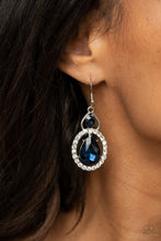 Load image into Gallery viewer, Double The Drama - Blue Earring - The Jazzy T Collections
