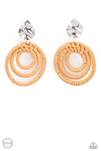 Load image into Gallery viewer, Whimsically Wicker - Brown Earring - The Jazzy T Collections
