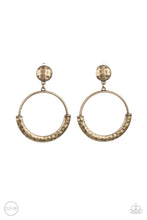 Load image into Gallery viewer, Rustic Horizons - Brass Earring - The Jazzy T Collections
