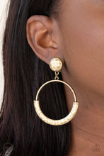 Load image into Gallery viewer, Rustic Horizons - Brass Earring - The Jazzy T Collections
