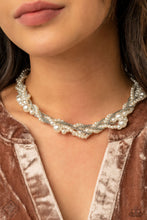 Load image into Gallery viewer, Royal Reminiscence - White Necklace - The Jazzy T Collections
