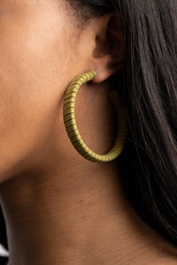 Suede Parade - Green Earrings - The Jazzy T Collections