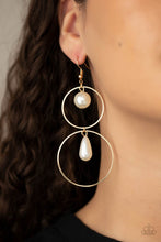 Load image into Gallery viewer, Cultured in Couture - Gold Earring - The Jazzy T Collections
