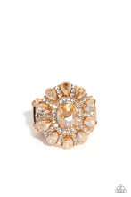 Load image into Gallery viewer, GLIMMER and Spice - Gold Floral Ring - The Jazzy T Collections
