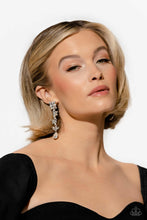 Load image into Gallery viewer, LIGHT at the Opera - White Rhinestone Earrings - Jazzy T Collection
