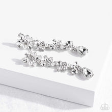 Load image into Gallery viewer, LIGHT at the Opera - White Rhinestone Earrings - Jazzy T Collection
