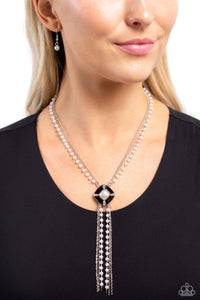 I Pinky SQUARE - Black Necklace Paparazzi Accessories