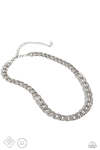 Fiercely Independent - White Choker Necklace Paparazzi Accessories