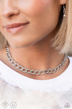 Load image into Gallery viewer, Fiercely Independent - White Choker Necklace Paparazzi Accessories
