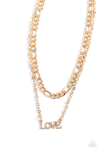 Lovely Layers - Gold Necklace Paparazzi Accessories