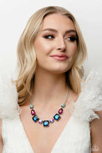 Load image into Gallery viewer, Elevated Edge - Multi Rhinestone Necklace - Life Of The Party March 2023 - The Jazzy T Collections
