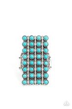 Load image into Gallery viewer, Pack Your SADDLEBAGS - Blue Turquoise Ring - The Jazzy T Collections
