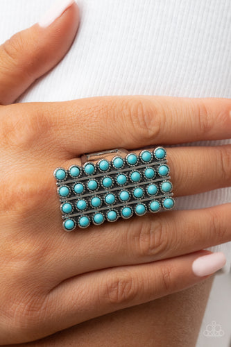 Pack Your SADDLEBAGS - Blue Turquoise Ring - The Jazzy T Collections