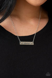 Living The Mom Life - Silver "Family" Necklace - The Jazzy T Collections