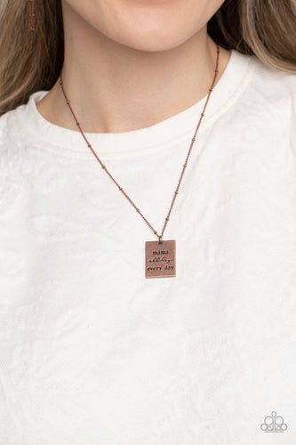 Mama MVP - Copper Necklace - The Jazzy T Collections