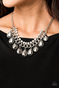 Paparazzi Jewelry All Toget-HEIR Now Silver Necklace