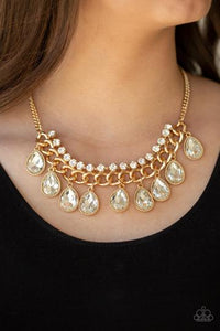 Paparazzi Jewelry All Toget-Heir Now Gold Necklace Paparazzi Accessories