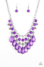 Load image into Gallery viewer, Paparazzi Jewelry Beauty School Drop Out Purple Necklace
