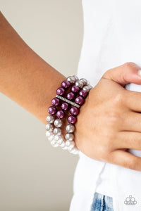 Paparazzi Jewelry Central Park Celebrity Purple Bracelet