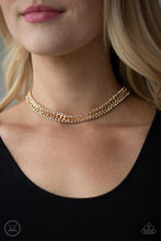 Load image into Gallery viewer, Paparazzi Empo-HER-ment Gold Choker
