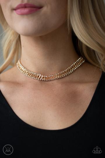 Paparazzi Empo-HER-ment Gold Choker