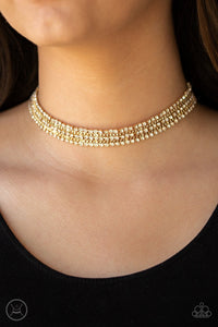 Paparazzi Full Reign Gold Choker