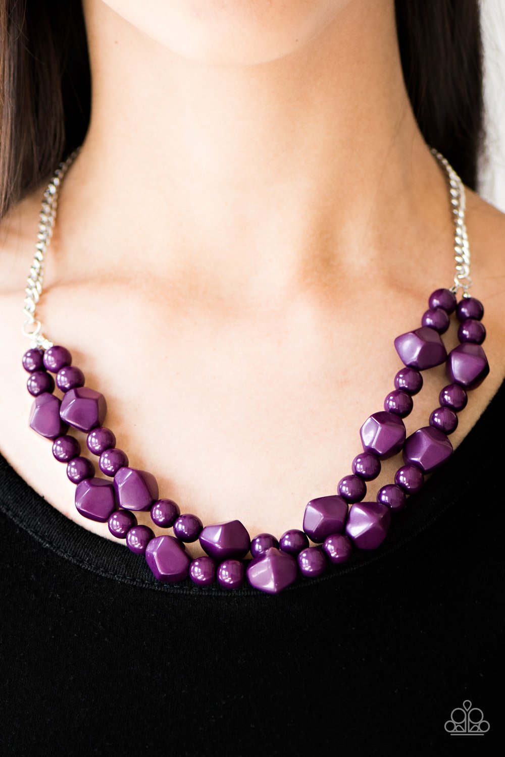 Paparazzi Galapagos Glam Purple Necklace