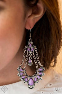 Paparazzi Unique Chic Purple Earrings