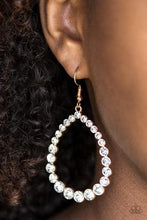 Load image into Gallery viewer, Paparazzi Jewelry Rise and Sparkle Gold Earring
