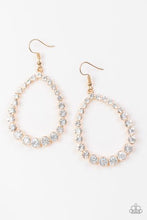 Load image into Gallery viewer, Paparazzi Jewelry Rise and Sparkle Gold Earring
