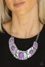 Load image into Gallery viewer, Paparazzi Ruler In Favor Purple Necklace
