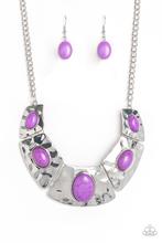 Load image into Gallery viewer, Paparazzi Ruler In Favor Purple Necklace
