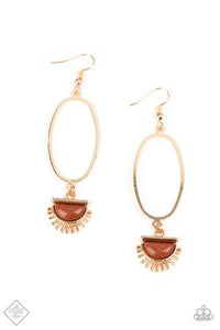 Sol Purpose - Gold Earring - The Jazzy T Collections