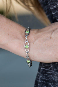Paparazzi Jewelry Starry Eyed Green Bracelet