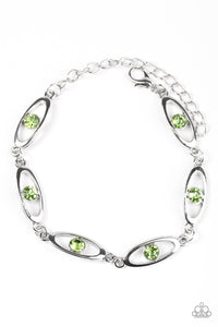 Paparazzi Jewelry Starry Eyed Green Bracelet