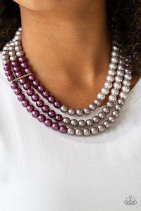 Paparazzi Jewelry Times Square Starlet Purple Necklace