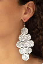 Load image into Gallery viewer, Paparazzi Uptown Edge Silver Dangle Earrings The Jazzy T Collection
