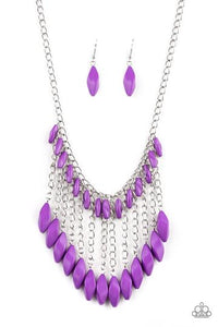 Paparazzi Venturous Vibes Purple Necklace