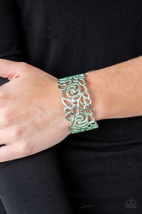 Paparazzi Victorian Gardens Green Bracelet