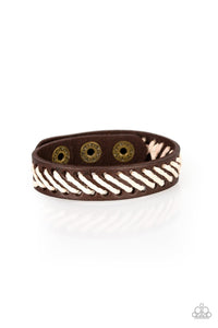 Wild Wrangler - Brown Urban Bracelet - The Jazzy T Collections